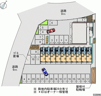 【駐車場】 | レオパレスしるびあ