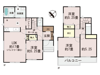 【間取り】 | 石岡市石岡　新築一戸建て