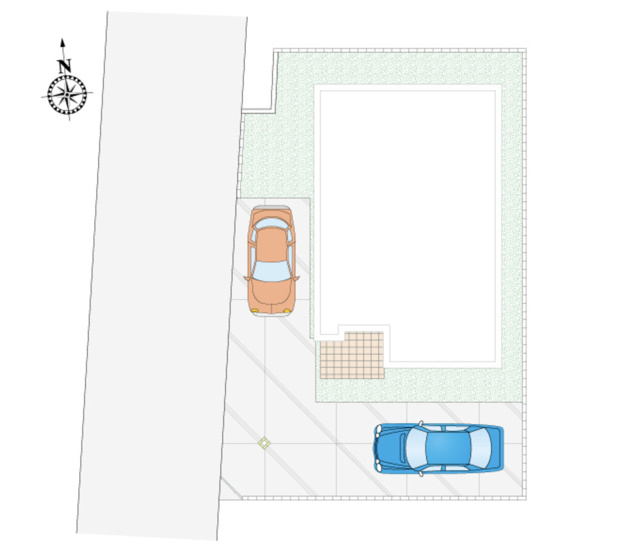 【区画図】 | 北本市緑4丁目　新築戸建　全4棟　1号棟