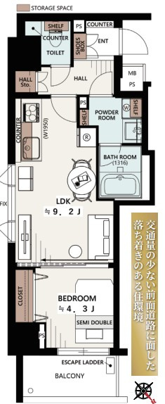 オーベル渋谷ｄＬの間取り