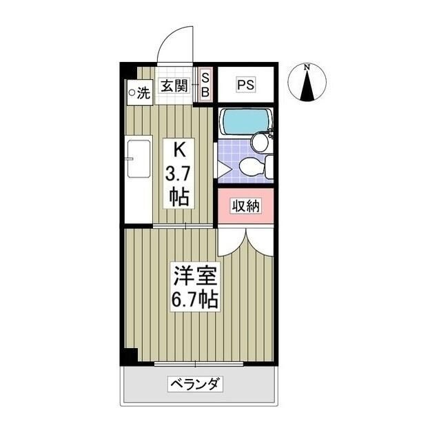 クーノス北坂戸の間取り