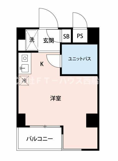 ユーコート本八幡の間取り