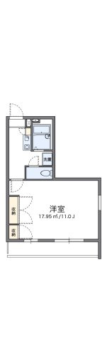レオパレススイートパールの間取り