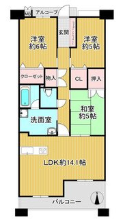 【間取り】 | ☆べラージュ桜井