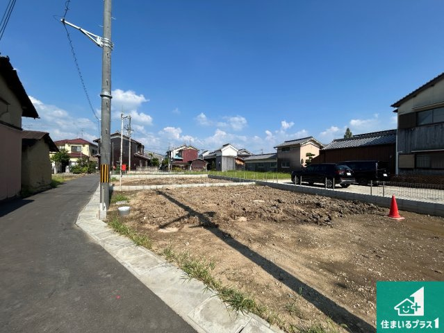 ●磯城郡田原本町八尾　第3期　新築一戸建ての前面道路含む現地写真|周辺は落ち着いた街並みの住宅地！子育てがしやすい住環境です！まだ未完成ですが、現地でしかわからない事もございます。是非一度ご覧ください。