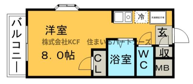 江崎ガーデンビルの間取り