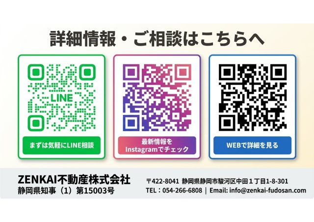 御前崎池新田 売店舗事務所兼賃貸住宅の区画図