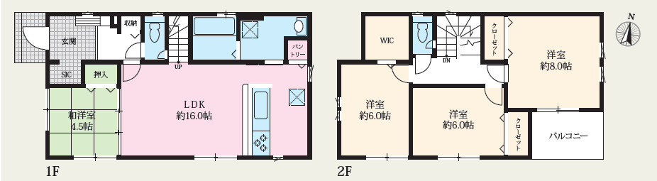 伊勢原市八幡台3期　新築戸建　全2棟1号棟