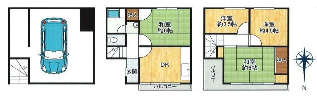 【間取り】 | 城東区古市1丁目中古戸建