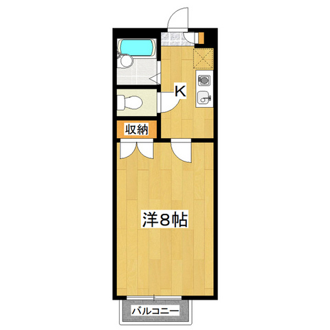 リリックコート鎌倉の間取り|居室８帖と広く、使いやすい！