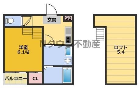 【間取り】 | サイプレスト松原町 | 間取りです