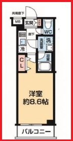 【間取り】 | アルコバレーノお花茶屋