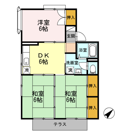 フォワイエ月見台の間取り