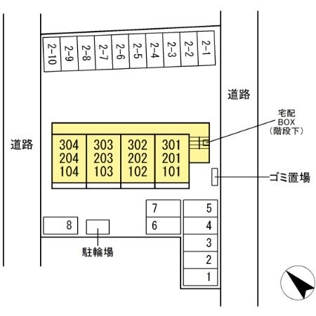 ソフィア城内の区画図