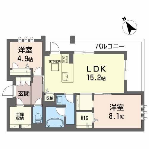Vivace(ヴィヴァーチェ)の間取り