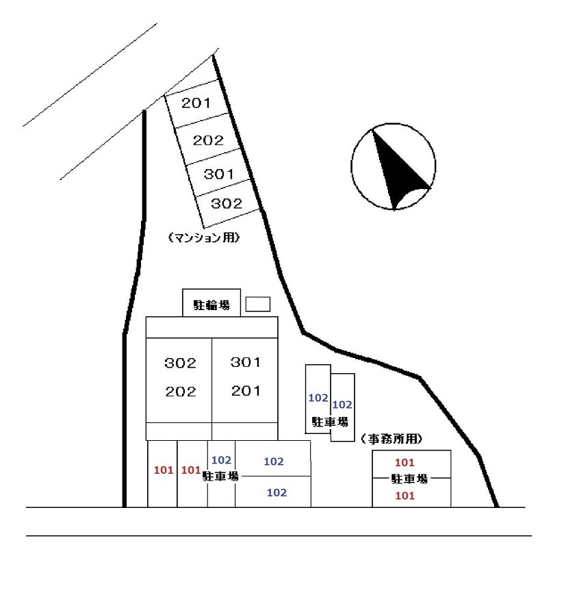 コンフォートＴの駐車場|駐車場