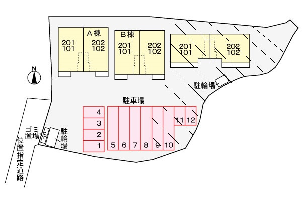 ヴェルテＡの駐車場|駐車場