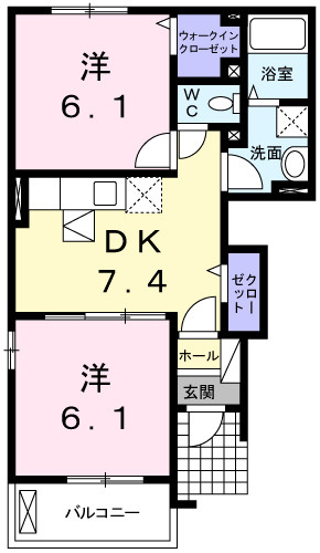 ナーシサス　ガーデンの間取り|間取図