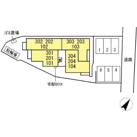 campanella高須の区画図