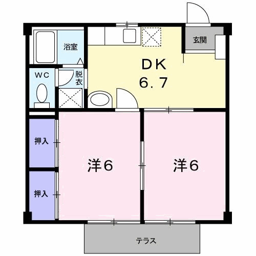 ファミール安東の間取り|間取図