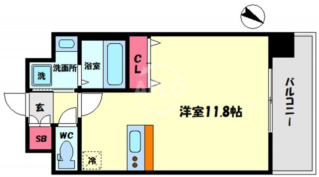 スプランディッド中之島WESTの間取り|スプランディッド中之島WEST　間取り
