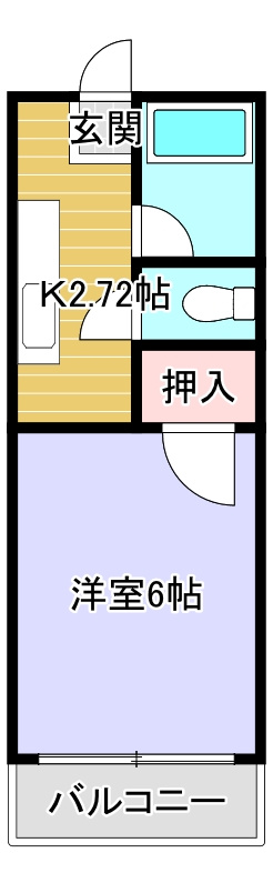 ステーションビルⅡの間取り