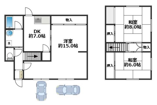 有野町唐櫃戸建