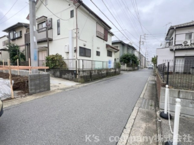 茅ヶ崎市高田4丁目　新築戸建の前面道路含む現地写真|2026.9.5撮影◇