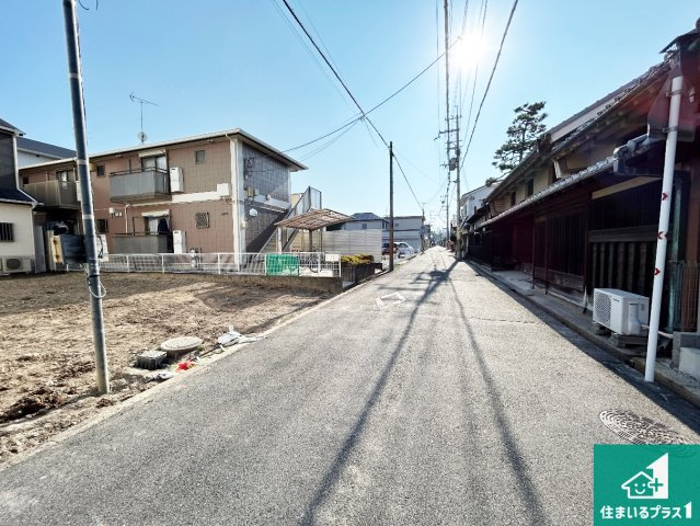●29(土)30(日)現地説明会！　大和郡山市本町　限定1邸の前面道路含む現地写真|周辺は閑静な住宅街です。前面道路もしっかりと有りますので車の出し入れも安心ですよ！