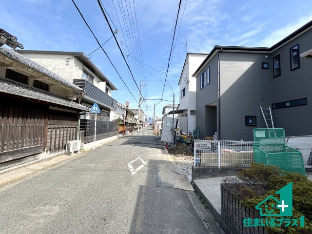 ●24(土)25(日)現地説明会！　大和郡山市本町　限定1邸の前面道路含む現地写真|周辺は閑静な住宅街です。前面道路もしっかりと有りますので車の出し入れも安心ですよ！