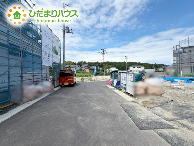 いわき市好間町　新築戸建　2号棟の前面道路含む現地写真|今から見たいも大歓迎！お気軽にお問い合わせください☆彡