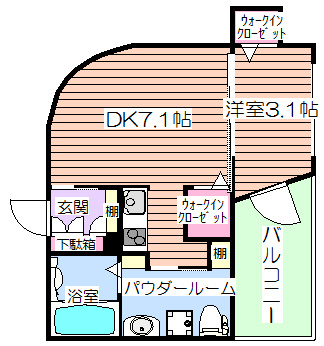 【間取り】 | アドバンス西梅田Ⅳエール
