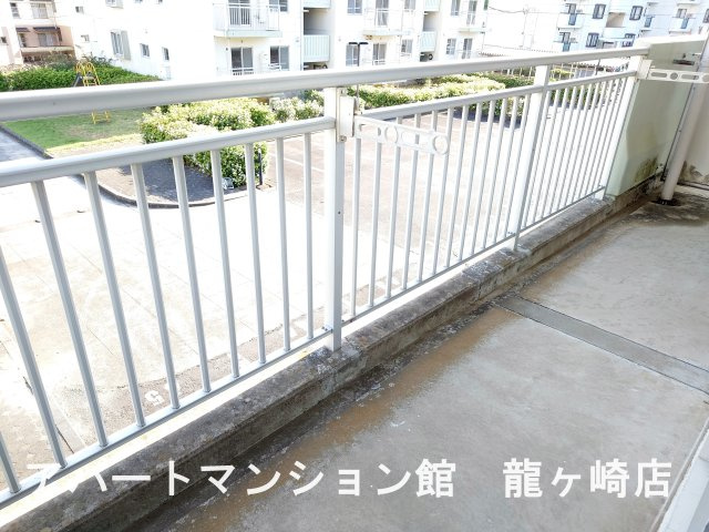 竜ヶ崎ハイツBのバルコニー