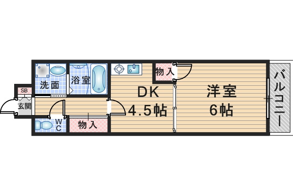 メゾンセルクルの間取り