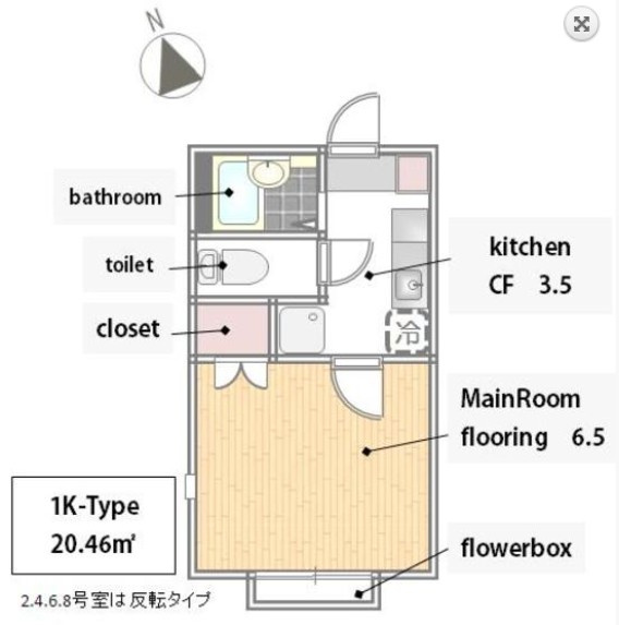 クレセールメゾンの間取り
