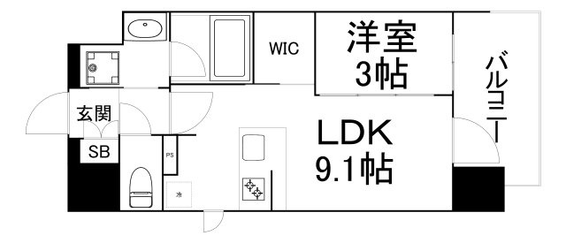 【間取り】 | レオンヴァリエ長堀通