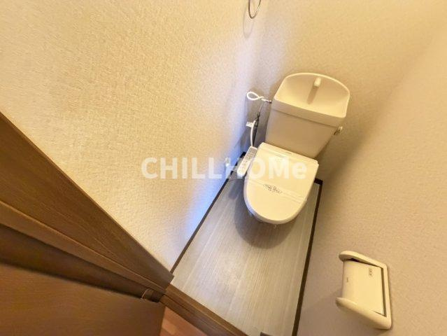 プリムヴェールBのトイレ|当社、チルホームのHPもご覧ください(^^)/物件情報多数♪
