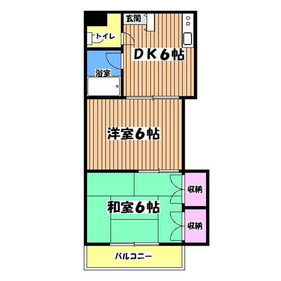 【間取り】 | エリートビル横川町