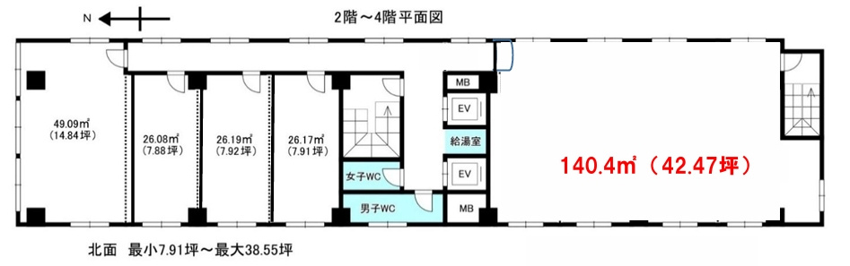 リアライズ堺筋本町ビルの間取り