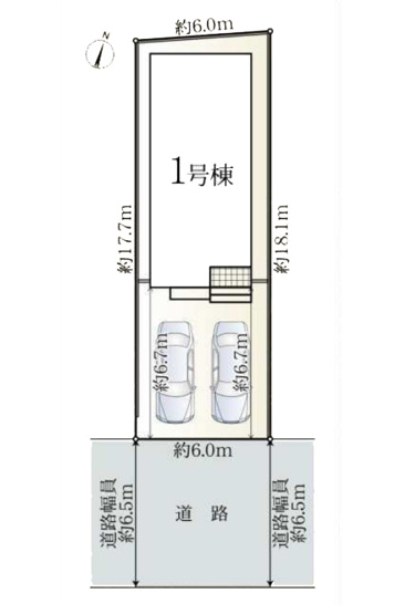 【区画図】 | 名古屋市守山区天子田２丁目719『仲介料無料』新築戸建て | 1号棟
