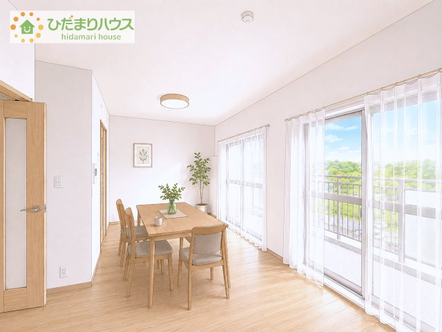 【居間・リビング】 | ハーモニータウン新取手弐番館 | 只今リフォーム中　（イメージ画像となります）