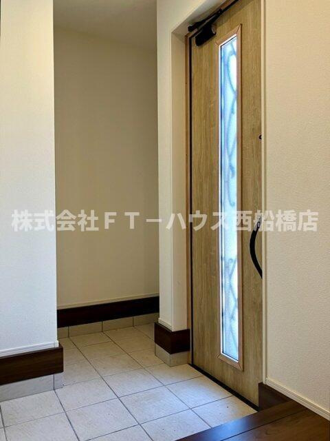北国分戸建の玄関