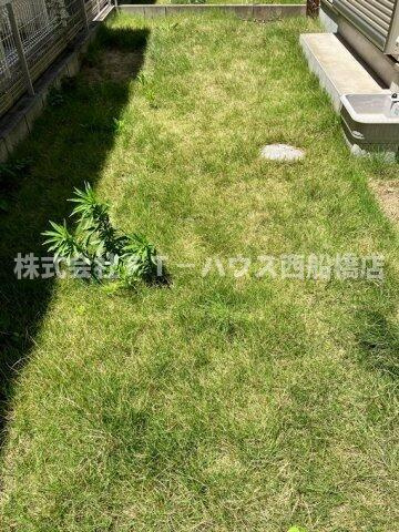 北国分戸建の庭