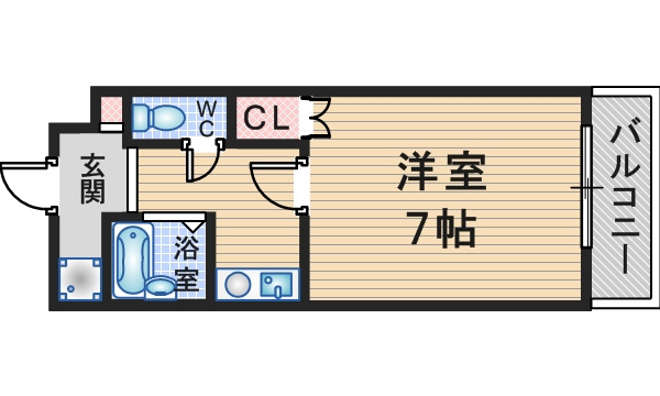 プチハイツ服部の間取り