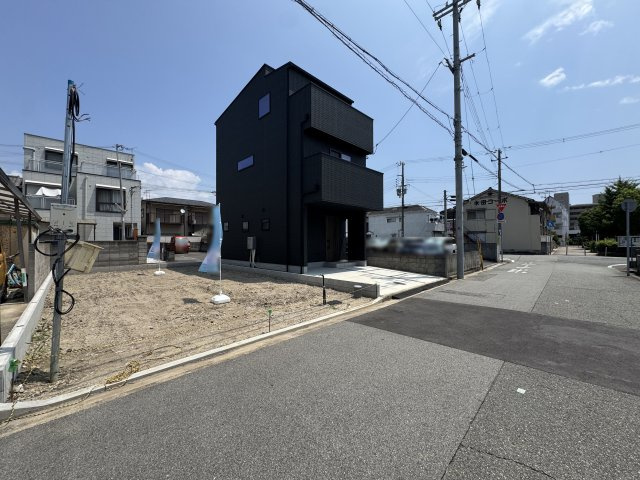明石市西新町２丁目新築戸建の前面道路含む現地写真|2026年7月20日撮影