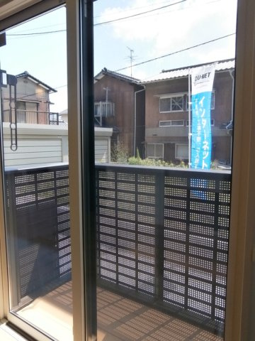 ハイヒルズ城野のバルコニー