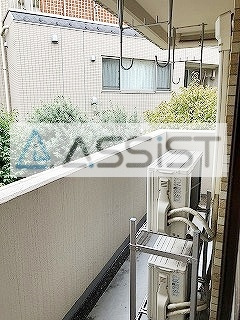 クレール碑文谷のバルコニー