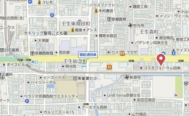 エミネンス四条　10階の地図