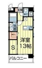 熊本市北区龍田７丁目の賃貸マンションの間取り
