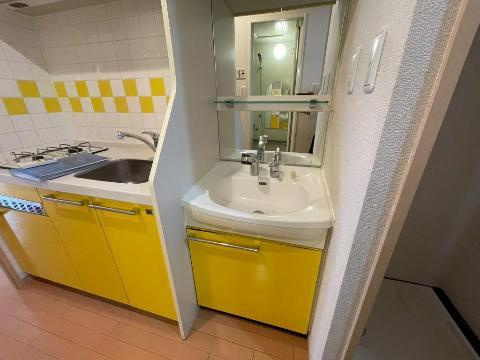 プレサンス名古屋駅前ヴェルロードの洗面所|洗面